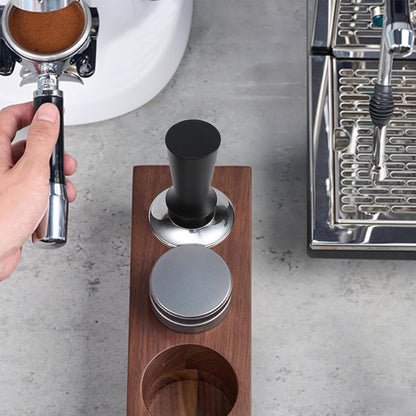 Espresso Coffee Hand Tamper, 58mm Aluminum Handle Spring Loaded Calibration Tamper with Stainless Steel Base