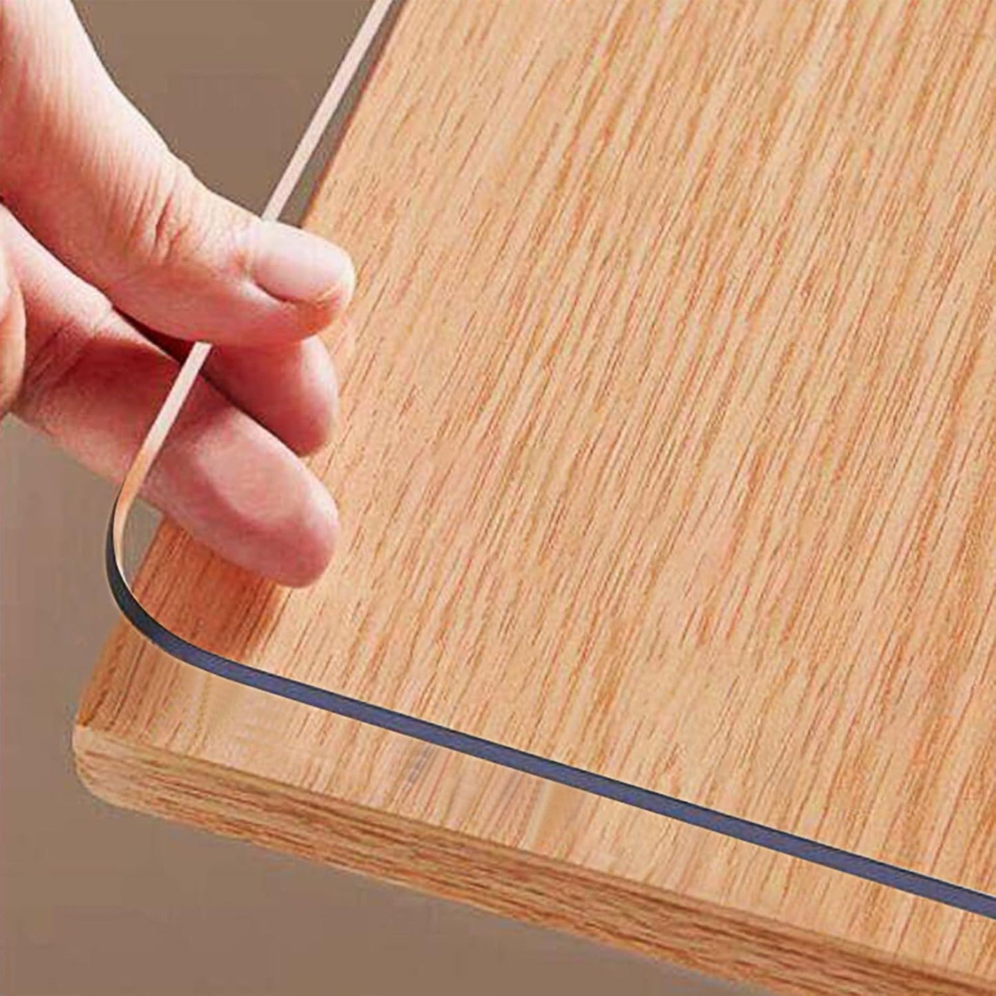 Clear Table Protector 12 x 24 Inch, 1.5mm Thick Plastic Cover, Waterproof PVC Desk Protector Mat