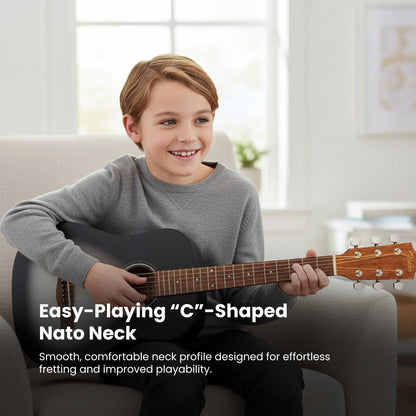 Fender FA-15 3/4-Scale Kids Steel String Acoustic Guitar - Moonlight Burst Bundle with Gig Bag, Tuner, Strap, Picks, and Austin Bazaar Instructional DVD