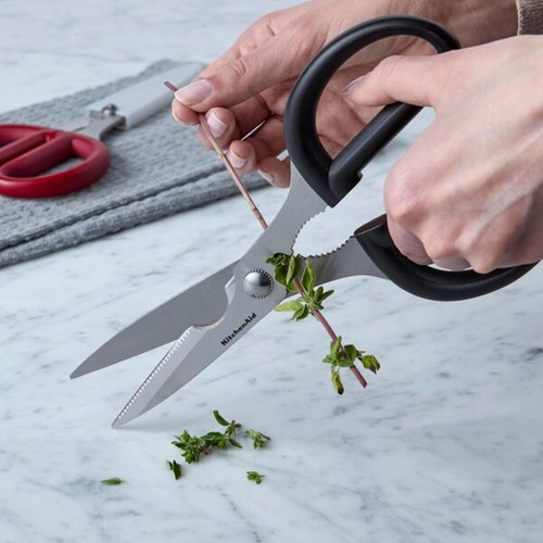 KitchenAid Multipurpose Shear Set - Versatile Scissors with Nutcracker & Bottle Opener | Ergonomic Handles, 2-Piece