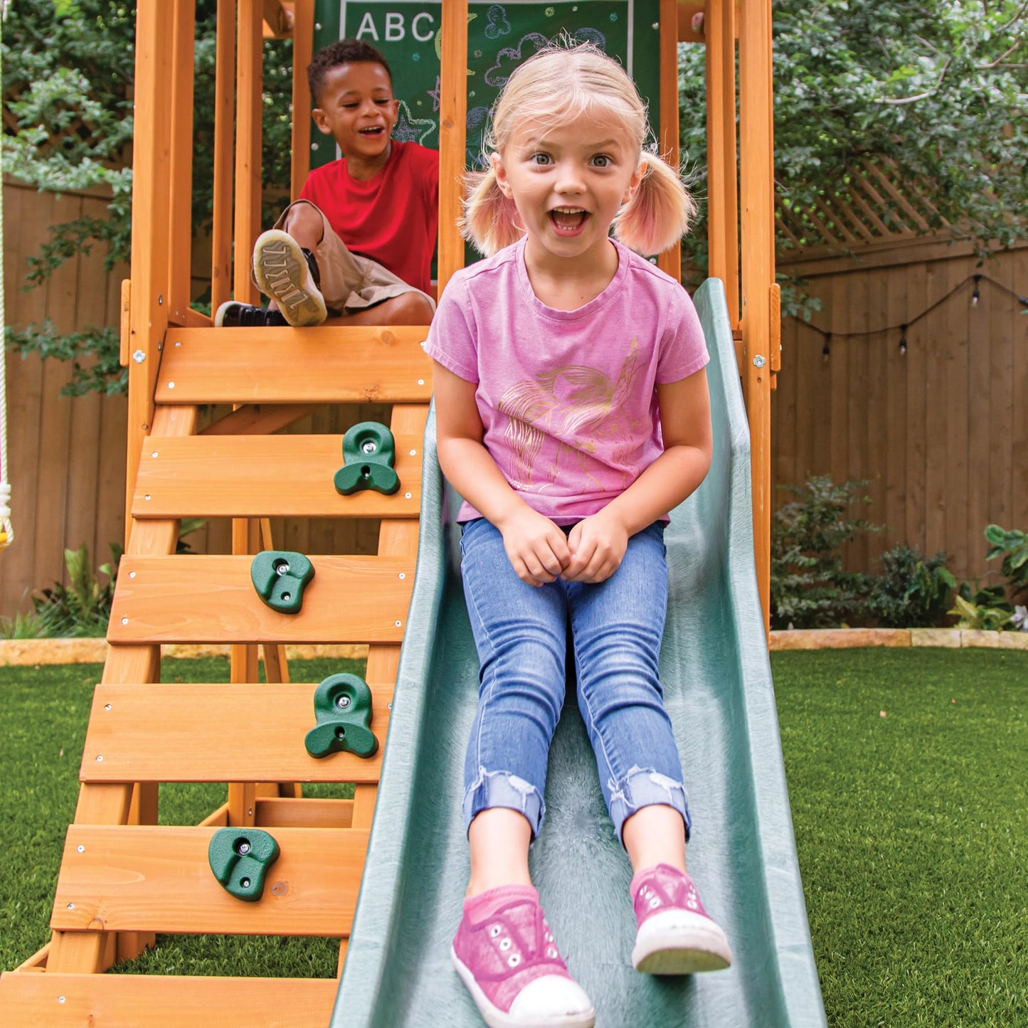 KidKraft Appleton Wooden Swing Set, (Amazon Exclusive)