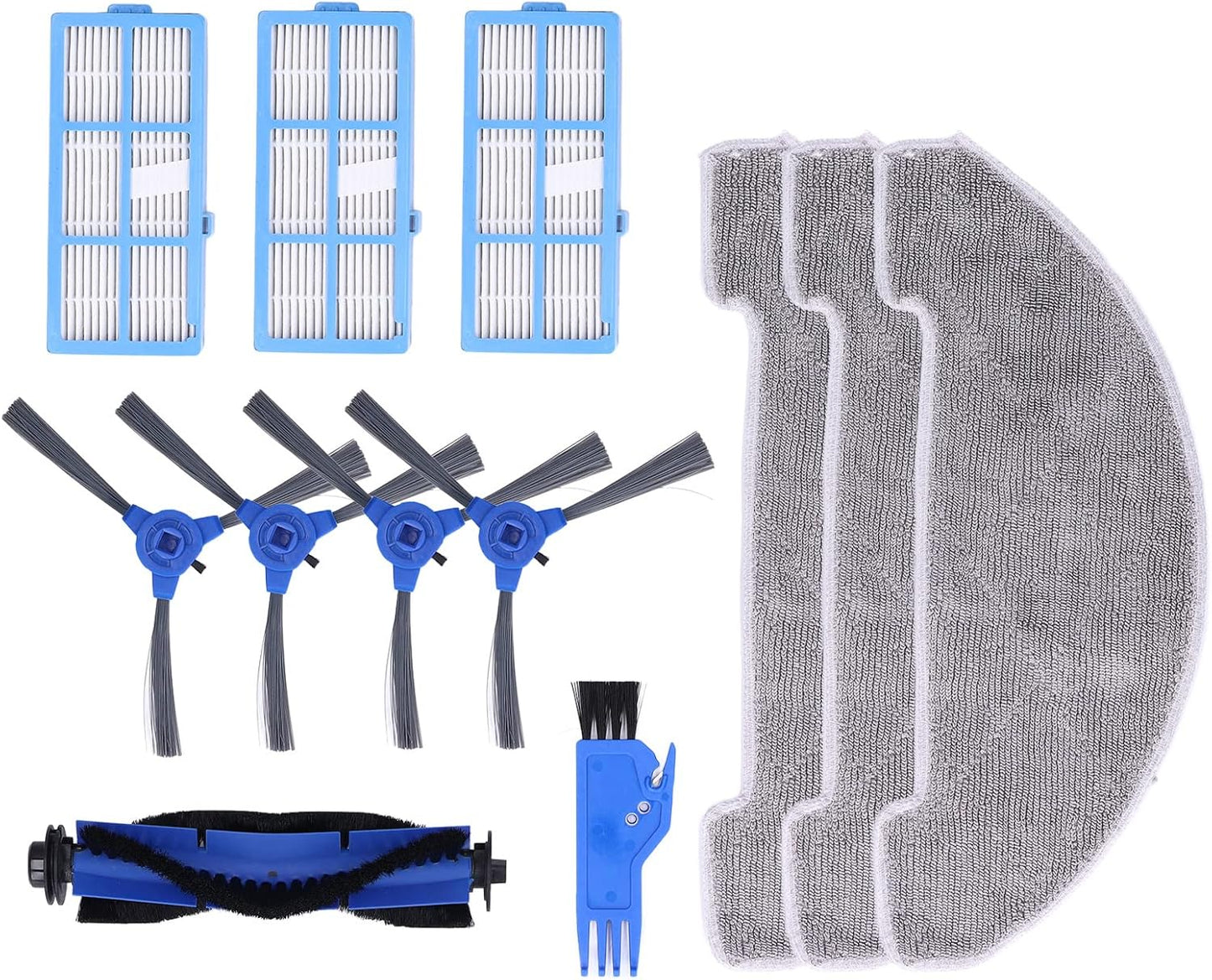 Robotic Vacuum Cleaner Replacement Filters, Compatible with Proscenic 850T Sweeping Robot