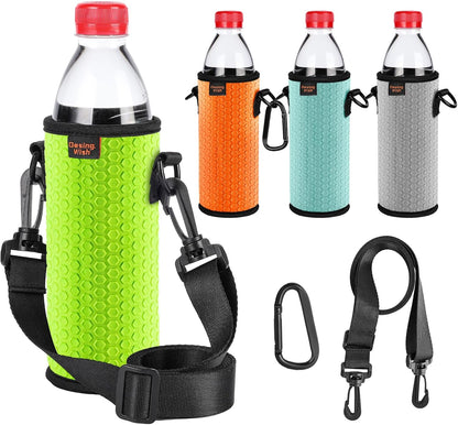 16.9 oz 16 17 18 oz 4 Desing Wish Portable Plastic Bottles Insulators Sleeves Beverage Bottle/Can Sleeves Holder