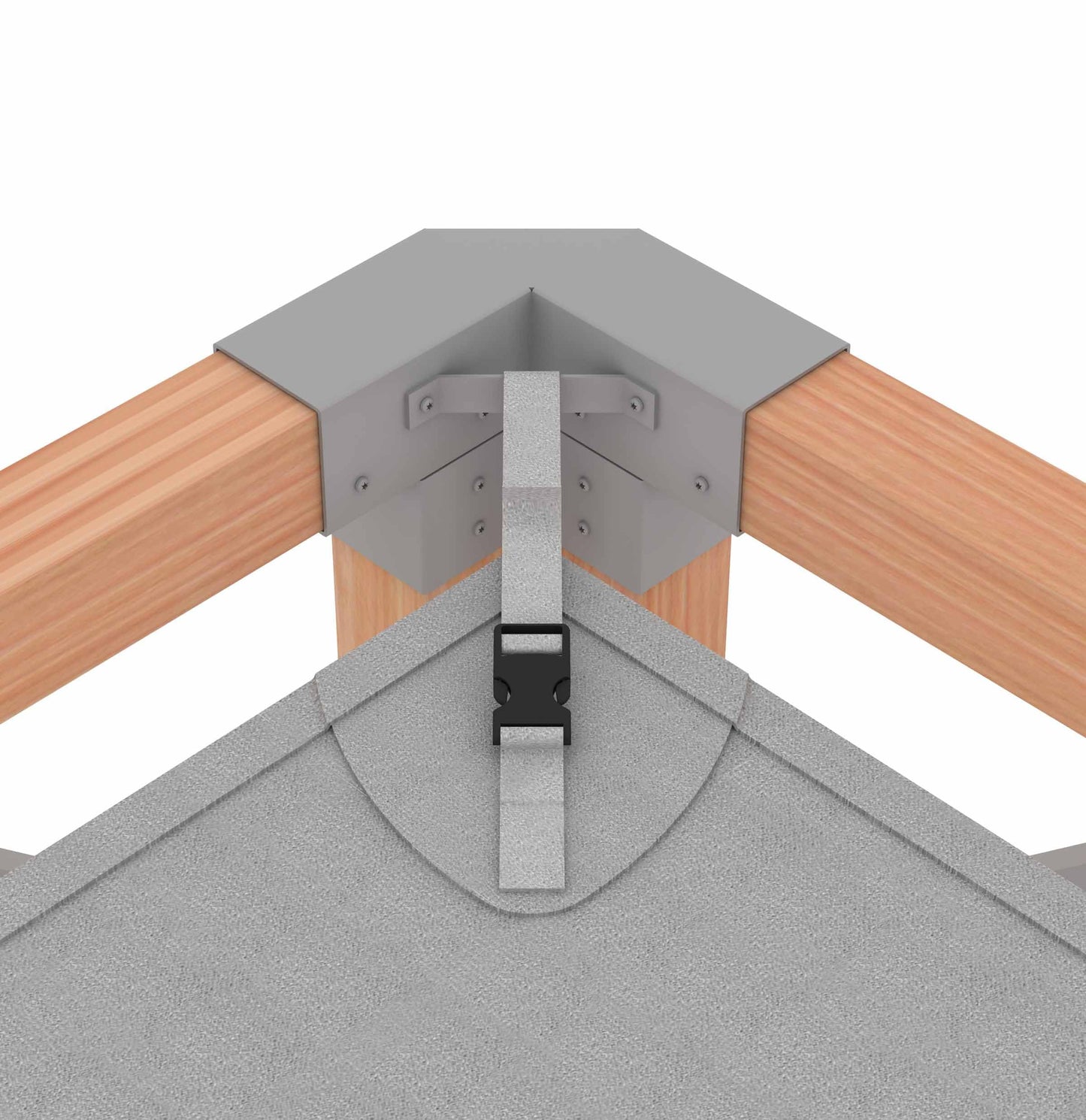 Bali 8 x 8’ Cedar Pergola - Easy to Assemble. Western Red Cedar, Sunshade Canopy, Sustainably Sourced, Made in Canada. Perfect for Patio, Deck or Backyard.