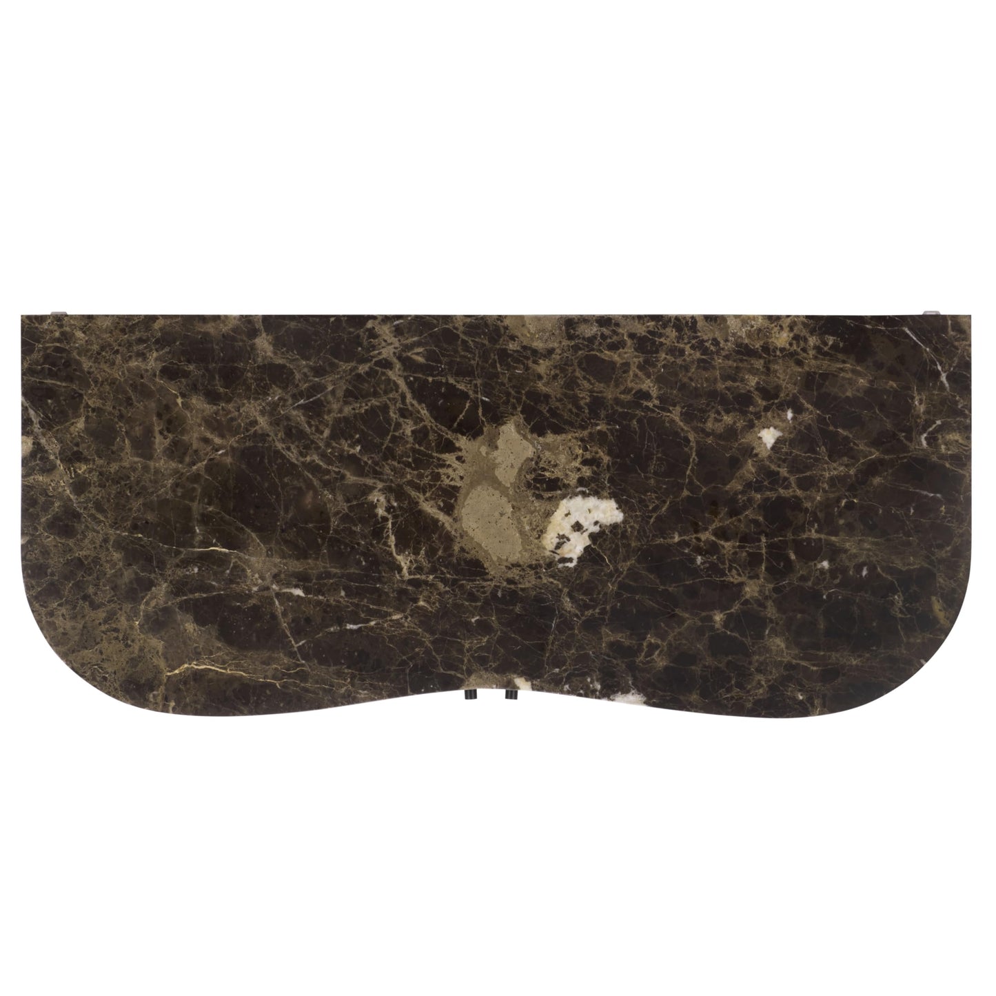 SAFAVIEH Couture Collection – Jamilah Brown 2-Door 2-Shelf Marble Top Chest, Fully Assembled (SFV5775A)