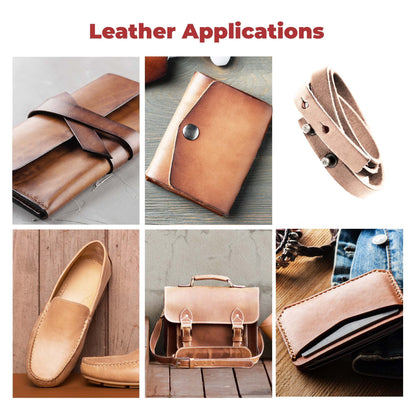 ELW 11-12 oz (4.4-4.8mm) Thickness Weight Pre-Cut 10-12 SQ FT Vegetable Tanned Leather Cowhide Grade AB Full Grain Leather for Tooling, Carving, Engraving, Molding, Embossing, Stamping, & Dyeing