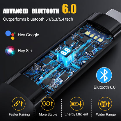 Bluetooth 6.0 Earplug Headphones with 40H Playtime & OSHA Compliant 29dB Noise Reduction Hearing Protection, Rechargeable Wireless Neckband Earbuds w/Mic, IPX6 Waterproof for Construction, Workshop