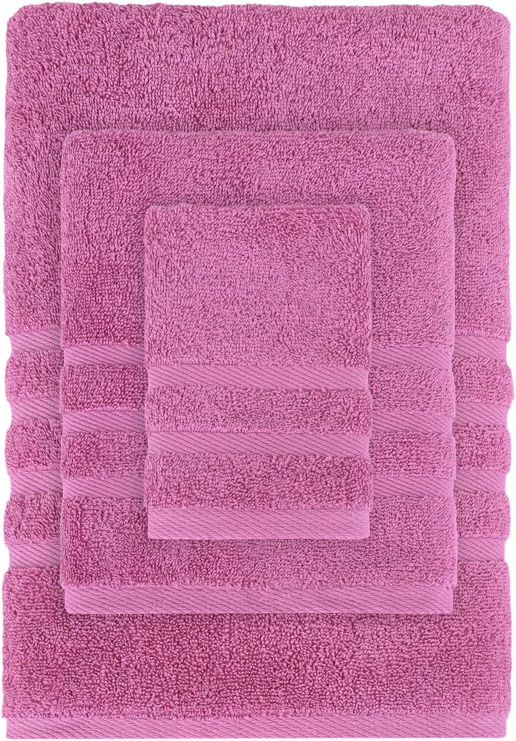 Rosyn Home 6 Set 2 2 2 100% Hotel and Spa Quality Piece Bath Towel Bath Towel Hand Towel Washcloth Soft Turkish Cotton