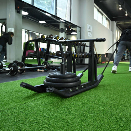 Yescom Sports Sled Strips Turf Gym Turf Flooring for Weight Sled Push Gym Equipment Outdoor Indoor Use 50'x3'x2PCS(300 Sq.Ft) 0.8" H