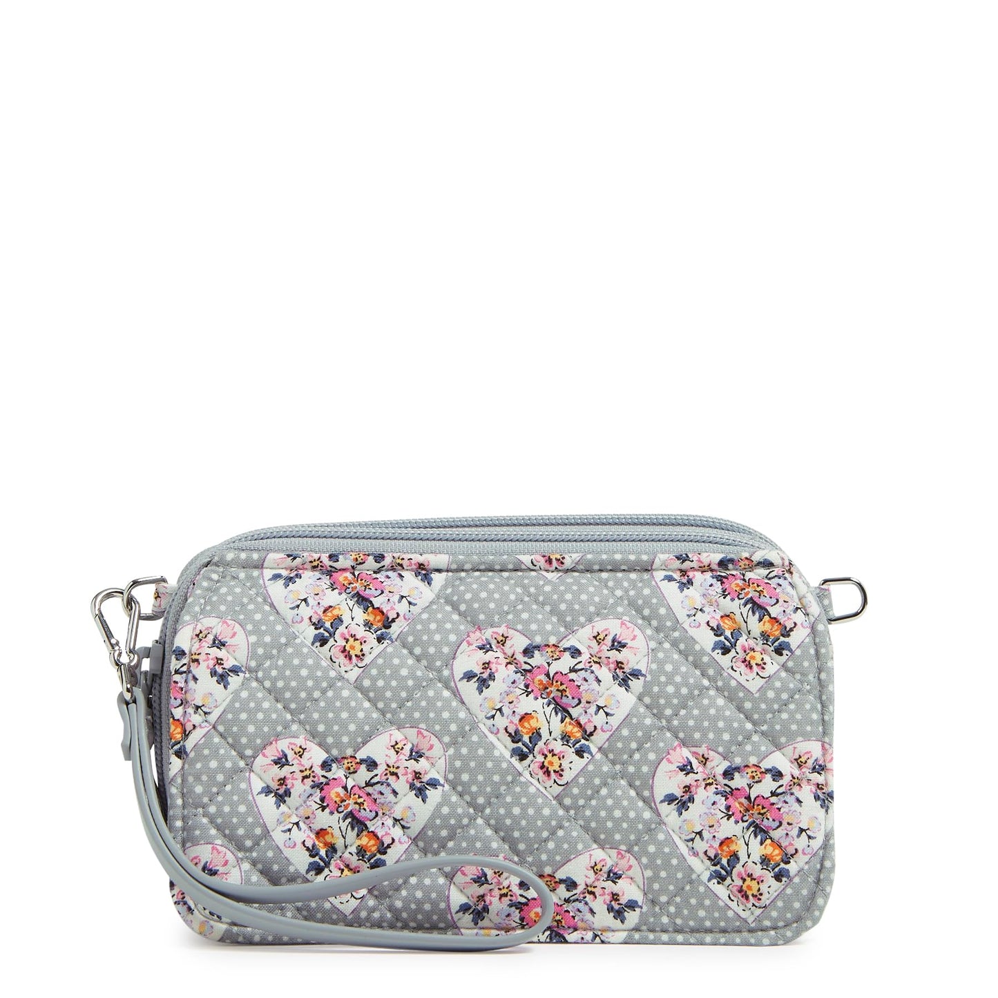 Vera Bradley Cotton All in One Crossbody Purse with RFID Protection