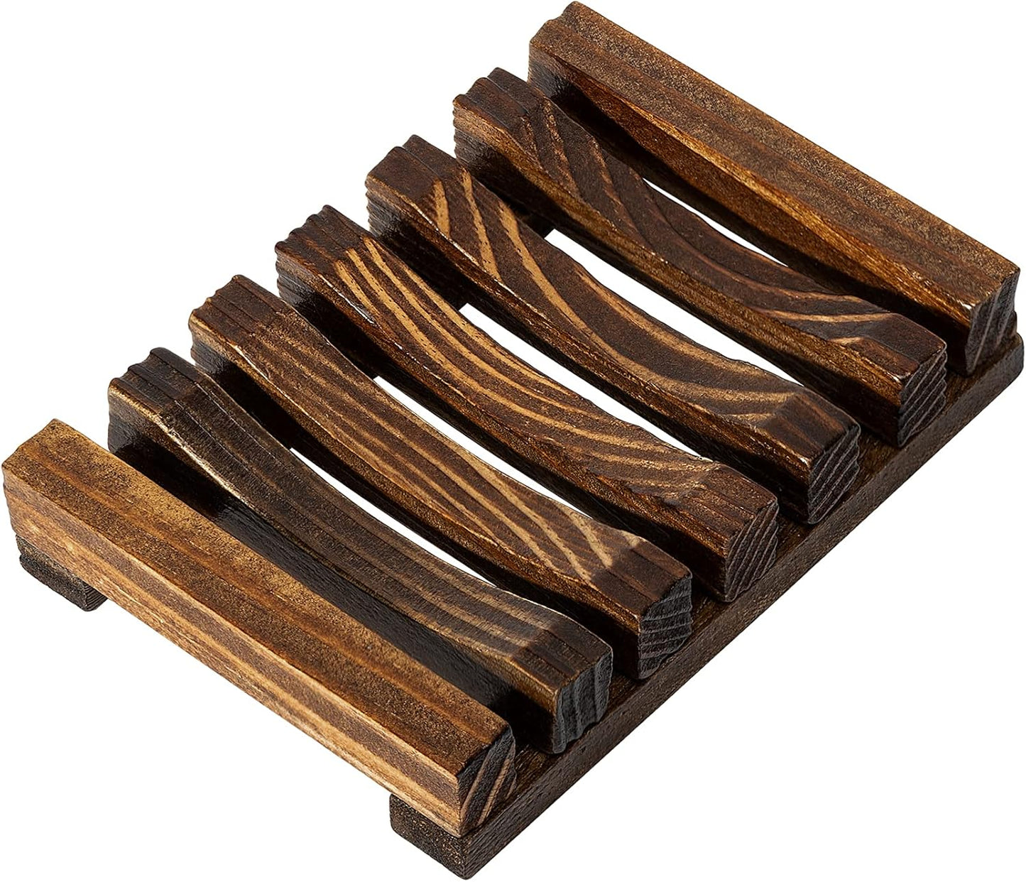 Urbanstrive Natural Wooden Soap Dish Soap Saver Holder Soap Tray for Bathroom, Biodegradable, Zero Waste, Plastic Free
