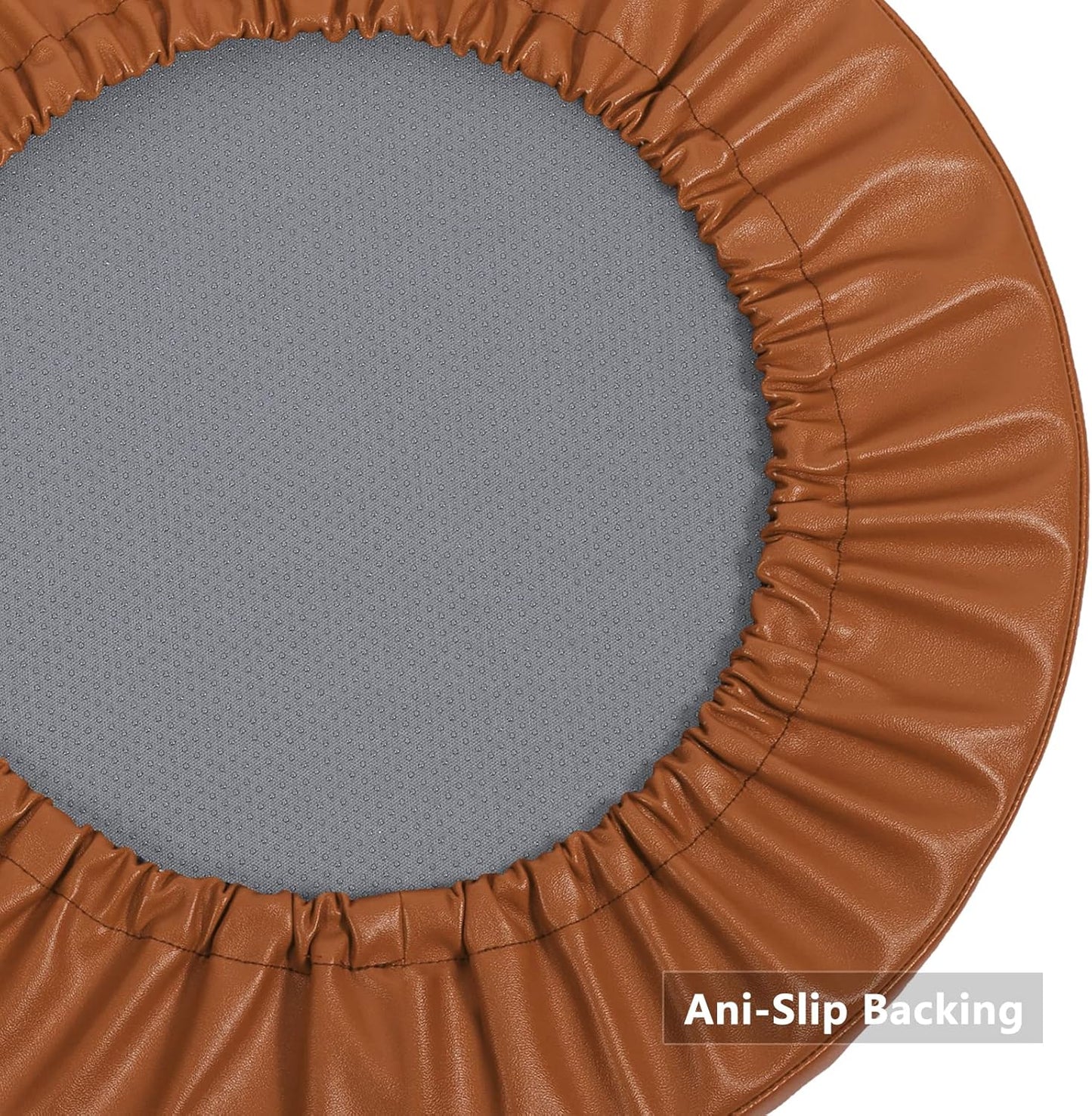 12 Inch Shinnwa Bar Stool Cushion Leather Bar Stool Covers Round Waterproof Foam Padded Seat Cushions with Elastic
