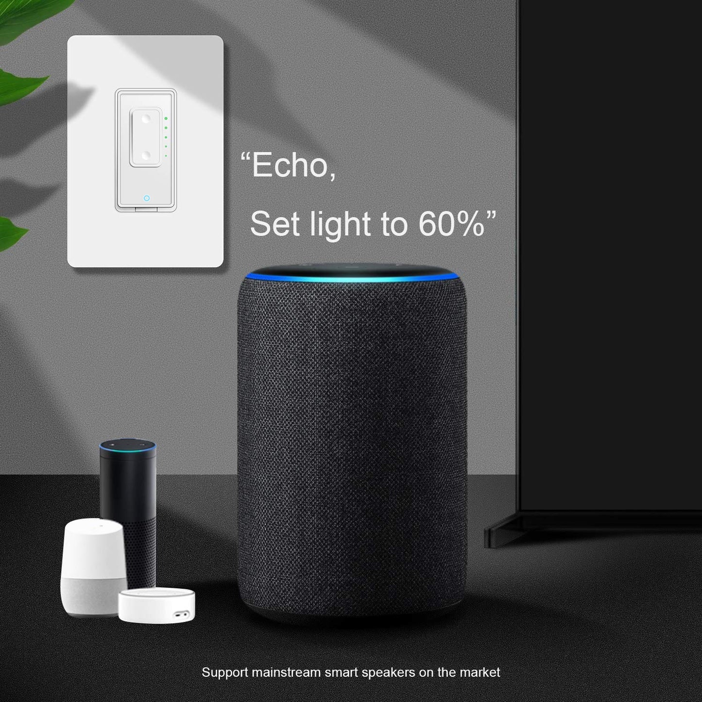 3 Way Smart Dimmer Switch by Martin Jerry | SmartLife App, Compatible with Alexa as WiFi Light Switch Dimmer, Works with Google Assistant