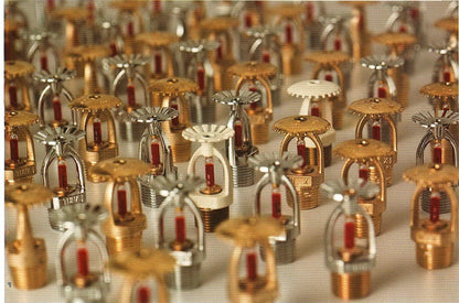 (2 Pack) 1/2 155F (68C) K=5.6 K80 TUNA UL & CUL Listed Fire Sprinkler Head Pendent Spray NPT Pendent Spray Standard