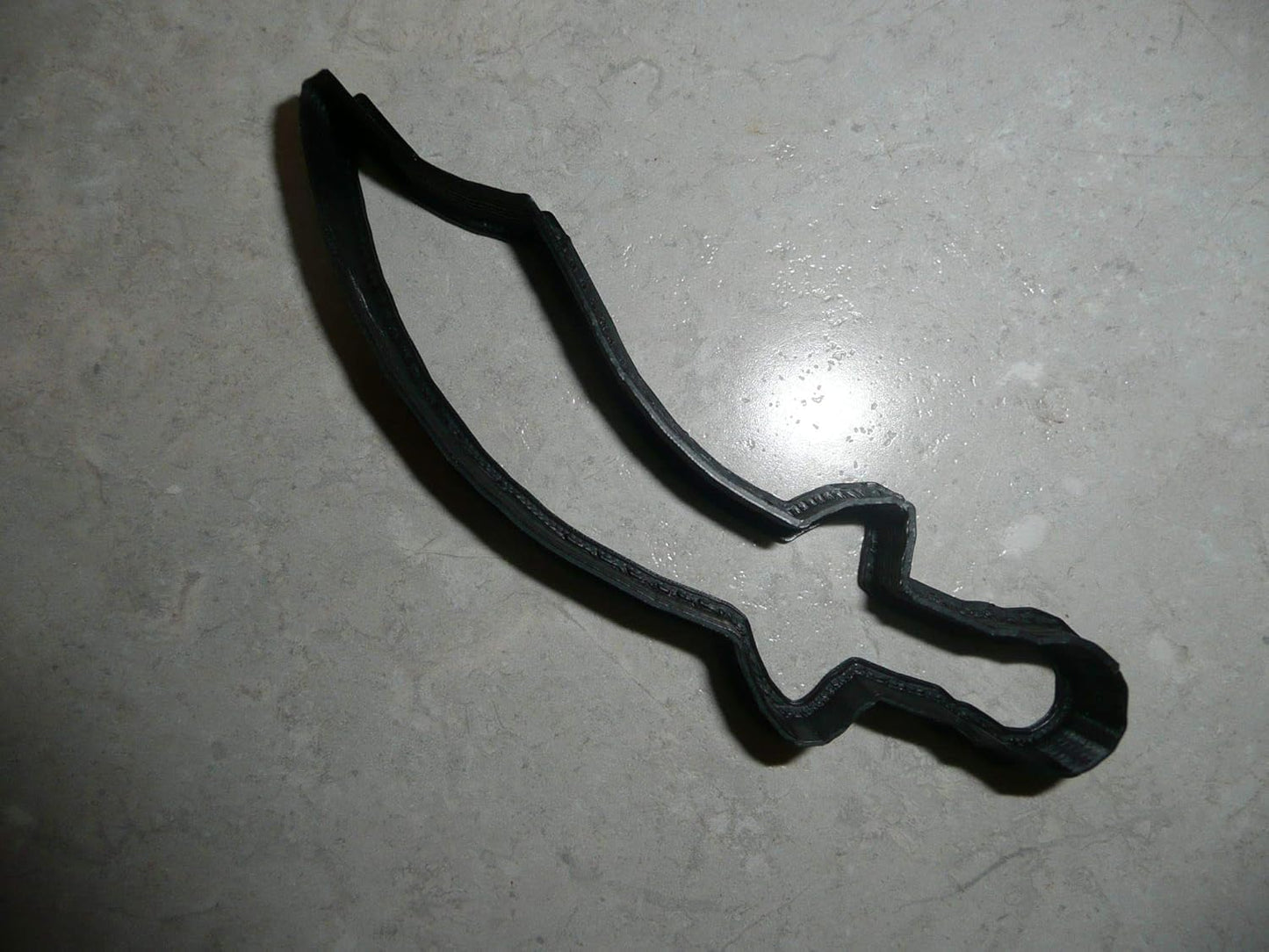 SWORD OUTLINE SHAPE PIRATE SAMURAI COOKIE CUTTER MADE IN USA