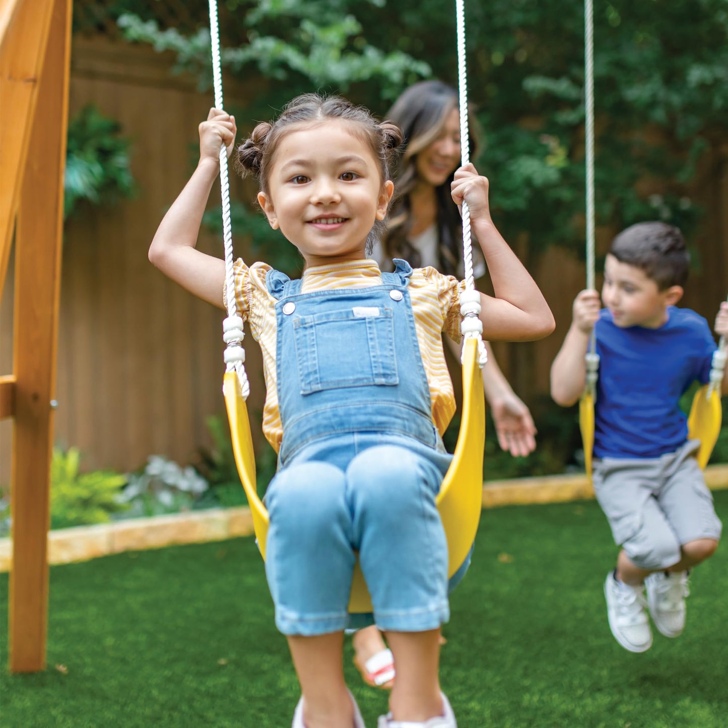 KidKraft Appleton Wooden Swing Set, (Amazon Exclusive)
