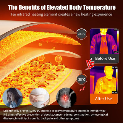 OUTEXER Sauna for 2 Person Far Infrared Saunas 2100W 120V Room Home Canadian Hemlock Indoor Low-EMF Dry Saunas with with Oxygen Bar 7 Color Light 53.1 * 47.2 * 74.8inch