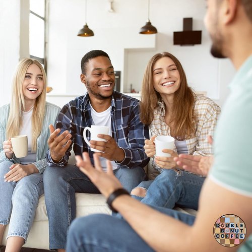 Double Donut Coffee - Breakfast Blend Light Roast Coffee Pods | 80 Recyclable Single-Serve Pods for Keurig
