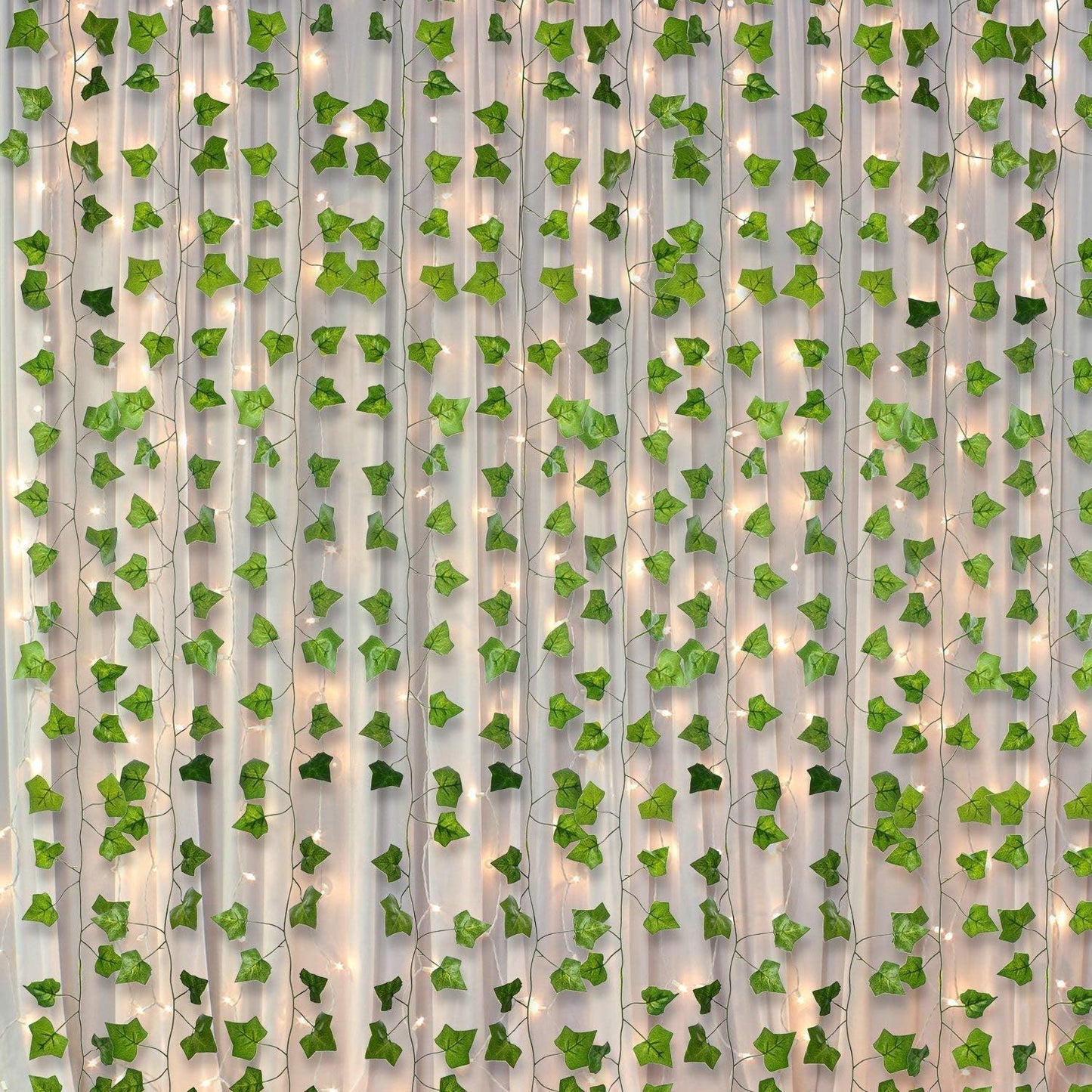 84Feet 12 Strands Hanging Vine Plants, Artificial Flowers Greenery Leaf Garland for Wedding Party Garden Decoration