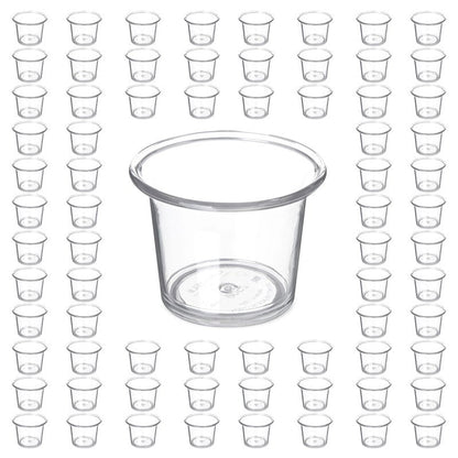 Carlisle FoodService Products 250007 SAN Classic Sauce Cup, 2.5 oz Capacity, Clear (Case of 72)