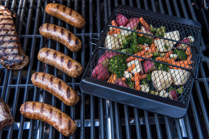 Char-Broil Non-Stick Grill Basket, Black,Silver