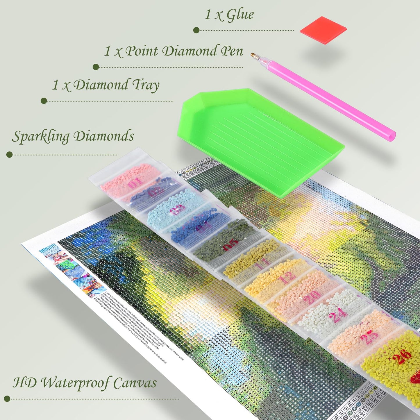 YEEIFFD 5D DIY American Anchor Diamond Art Diamond Dots Full Drill for Home Wall Decor Gift Boat Diamond Painting Kits for Adults Gem Art 12x16 inch