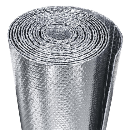 AGHITG Reflective Insulation Foam,48" x 10 Ft Window Insulation for Summer Heat,Aluminum Foil Bubble Insulation Roll for Keep Heat,Window Insulation Kit for RV, Thermal Insulation Cover for Window.