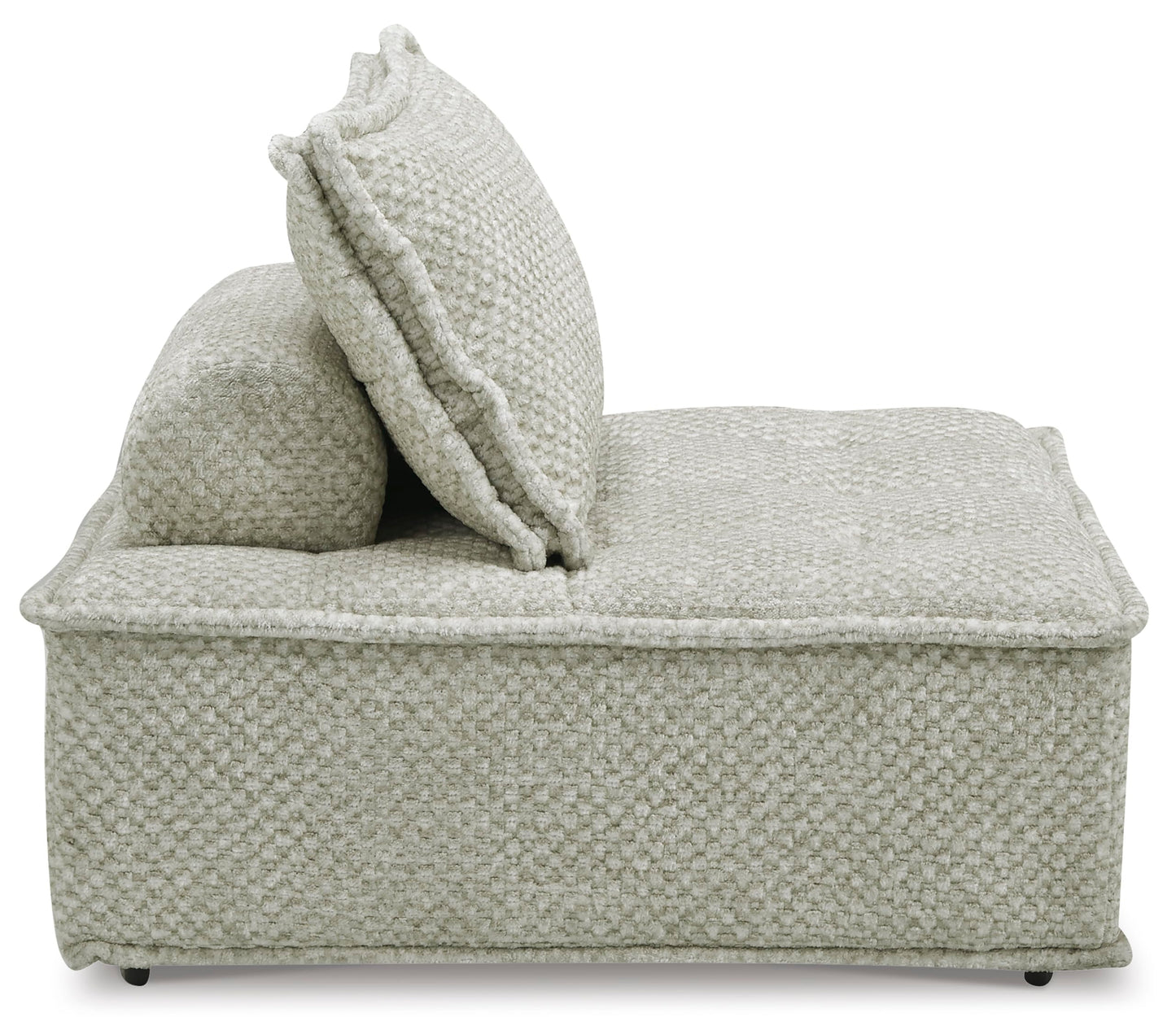 Signature Design by Ashley Bales Casual L-Shaped Modular Tufted 3-Piece Modular Seating with Non-Slip Decking, Beige