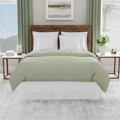 TodaysHome Microfiber Classic Tailored Bed Skirt Dust Ruffle, Queen, White - TOH25014WHIT03