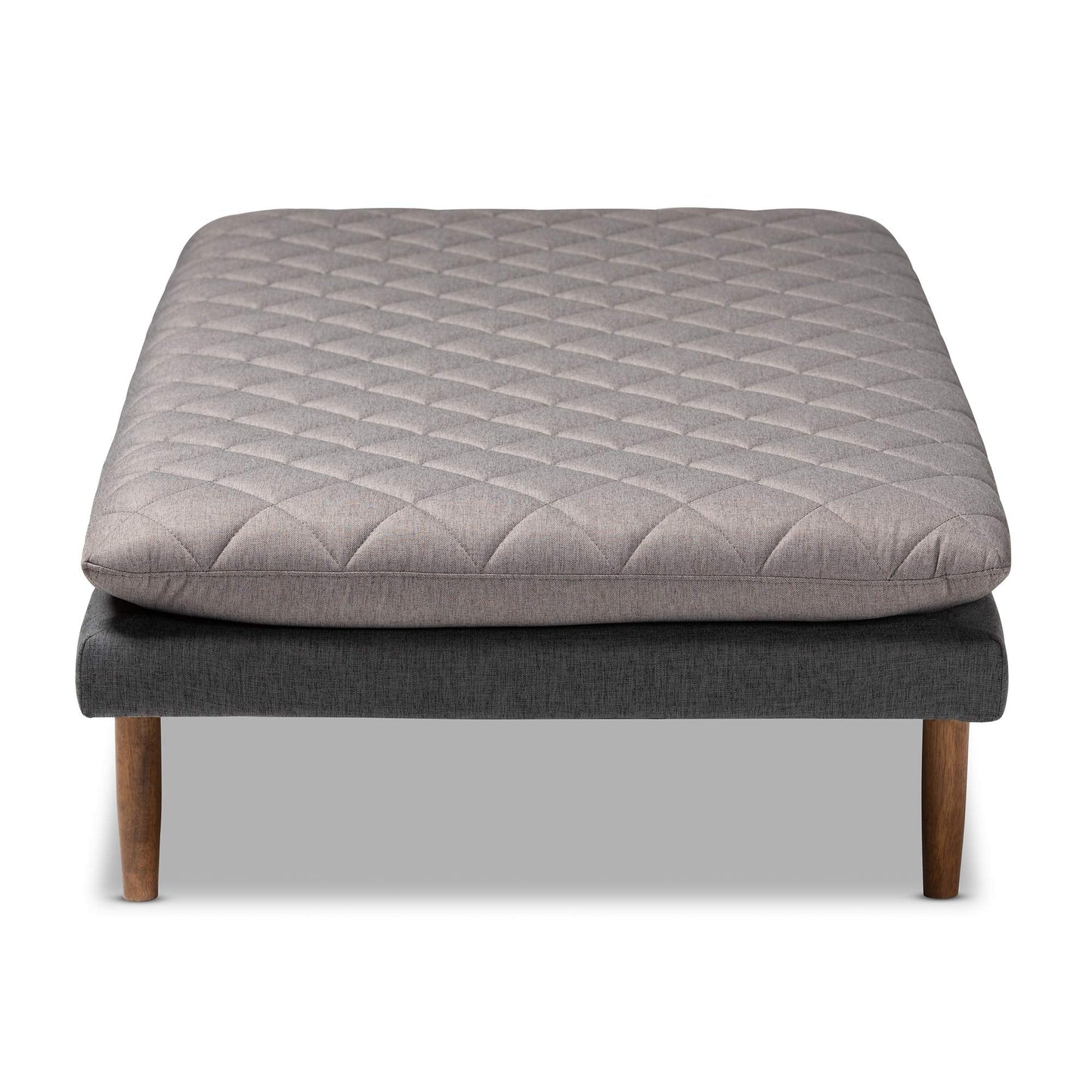 Baxton Studio Daybed, Single, Grey/Walnut
