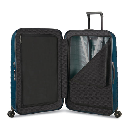 Samsonite Proxis Large Hardside Luggage with Dual Spinner Wheels - Innovative Roxkin™ Lightweight Shell With Ultimate Durability- Includes TSA Lock, Ergonomic Telescoping Handle - Petrol Blue