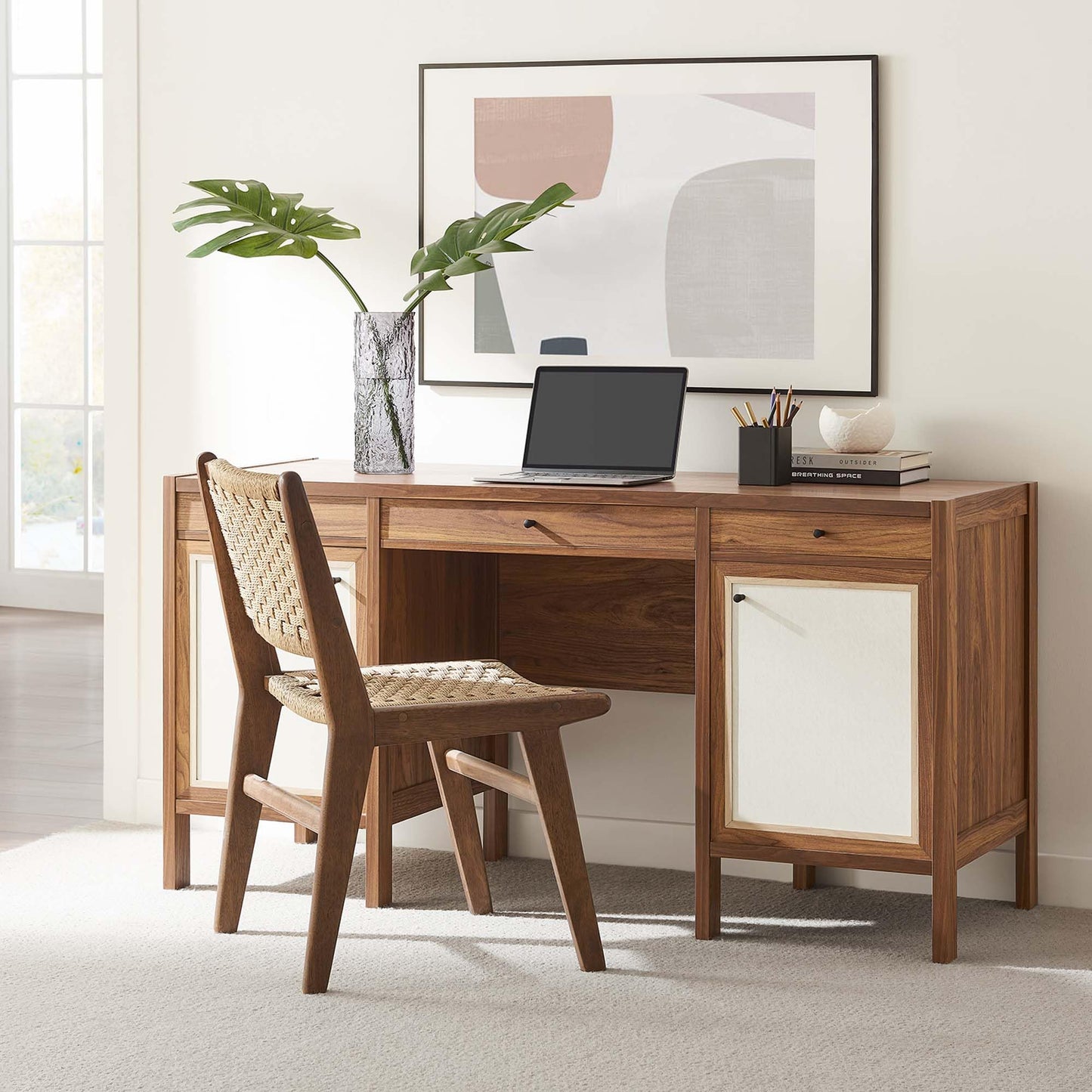 Modway Capri Office-desks, Walnut