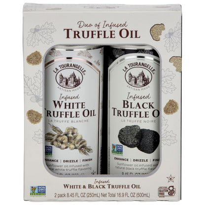 La Tourangelle, White Truffle Cooking Spray, Complex Gourmet Earthy Flavor for Spraying on Pasta, Popcorn, Vegetables, Potatoes, and More, 5 Fl Oz