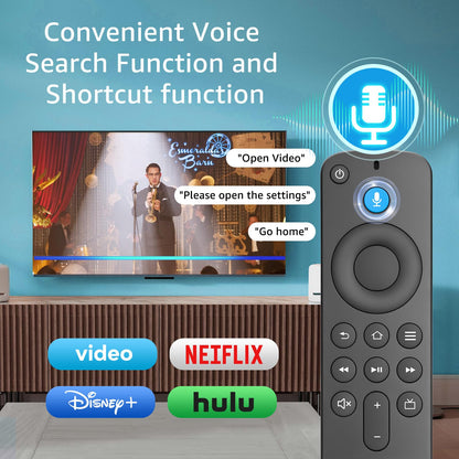 Replacement Voice Remote Control for Fire Stick/Amazon Fire Smart TVs(1st / 2nd / 3rd Gen)