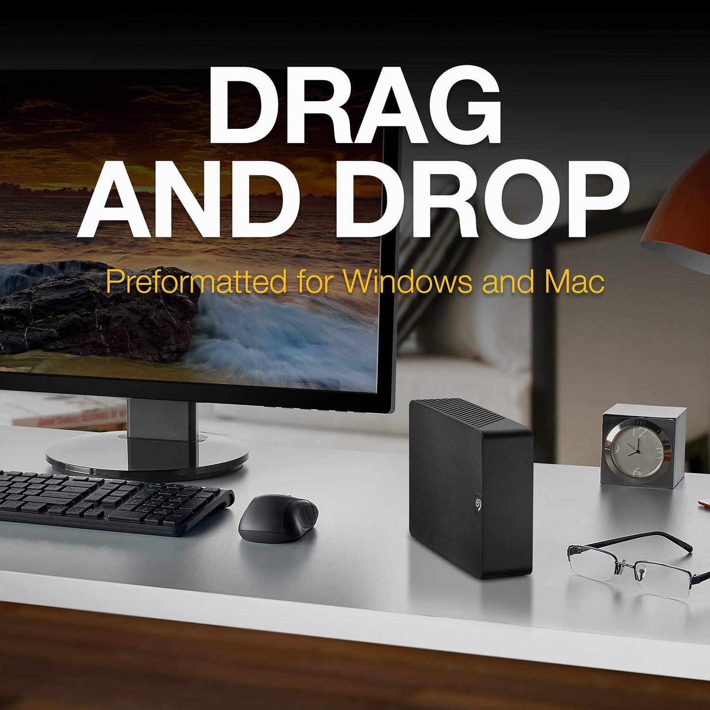 Seagate Expansion Desktop 20TB, Externe Harde Schijf, 3.5", PC & Laptop, USB 3.0, Data Rescue Service (STKP20000400)