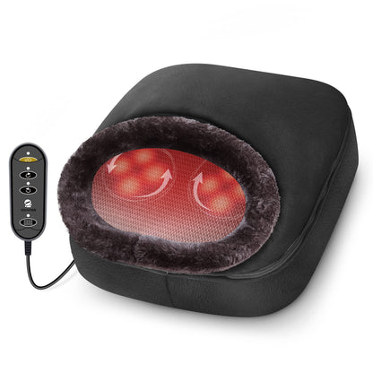 COMFIER Foot Massager with Heat, Electric Foot Warmer,Gifts for Women,Men, Shiatsu Feet Massager Machine for Plantar Fasciitis,Neuropathy, 2-in-1 Foot & Back Massager, Foot Heater