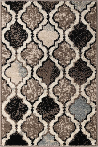 5' 5' Superior Indoor Large Area Rug, Jute Backed, Perfect for Living/Dining Room, Bedroom, Office, Kitchen, Entryway