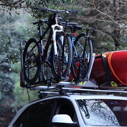 TOOENJOY Heavy-Duty Kayak Lift Assist Roof Rack, 100 LBS Capacity Kayak Canoe Rooftop Loader, Elevating Assist System for Easy Loading