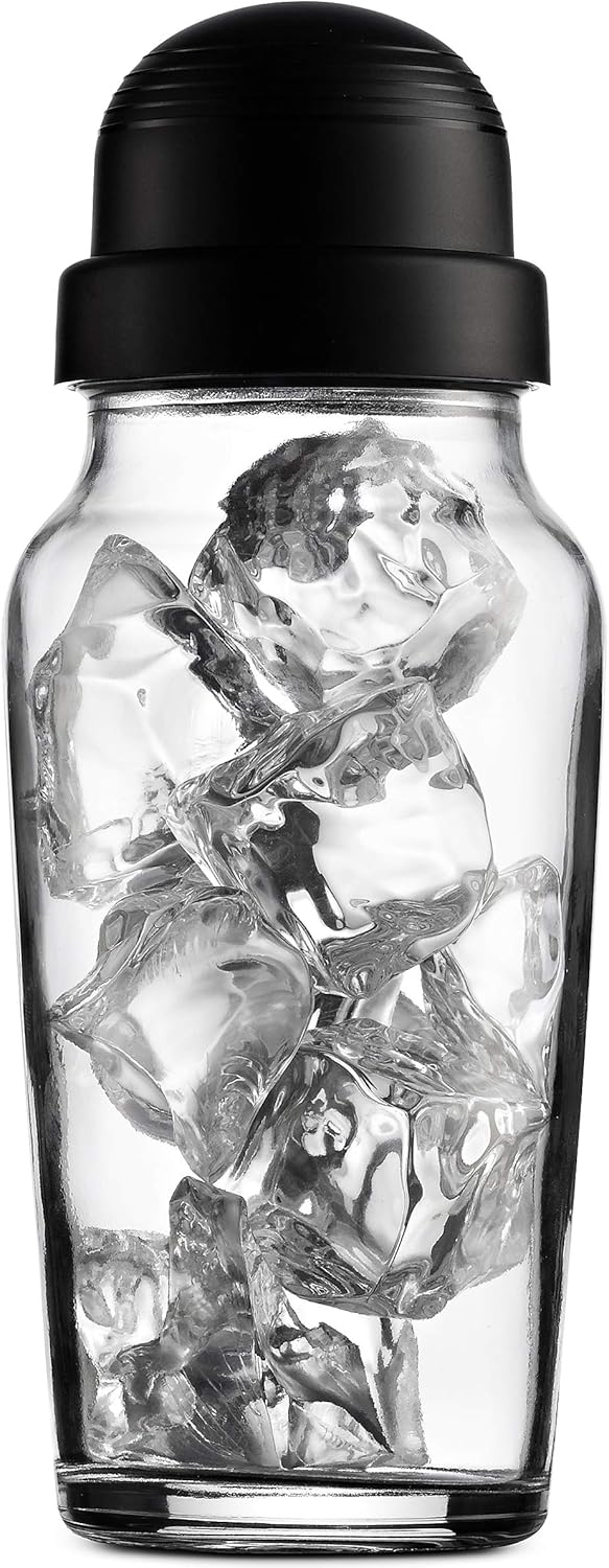Godinger 19oz Cocktail Shaker – Italian Made Glass Bar Shaker – Martini Shaker