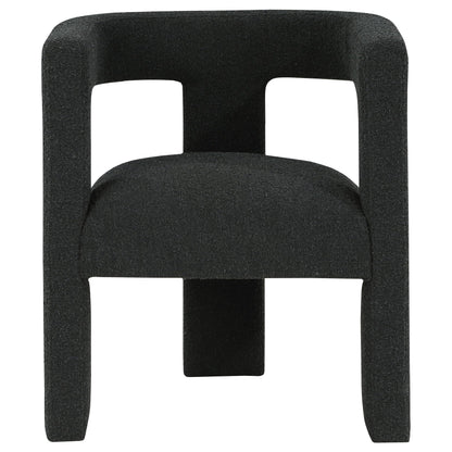 Coaster Home Furnishings Petra Boucle Upholstered Accent Side Chair Black 902882