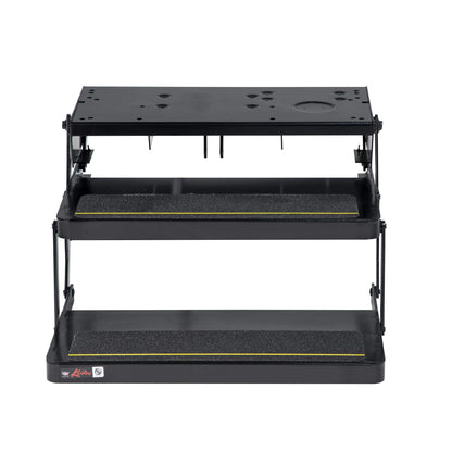 Kwikee 32 Series Electric Step Frame Assembly for RV, Travel Trailers, and Motorhomes, Hidden Light, 8.5" Step Rise, Anti-Slip Surface, Heavy-Gauge Steel Construction - 3722618