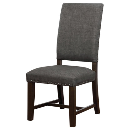 Coaster Home Furnishings Twain Upholstered Dining Side Chair Warm Grey 109142 (Set of 2)