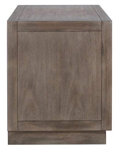 SAFAVIEH Couture Home Collection Steve Light Brown 2-Drawer Wood Nightstand Table (Fully Assembled)