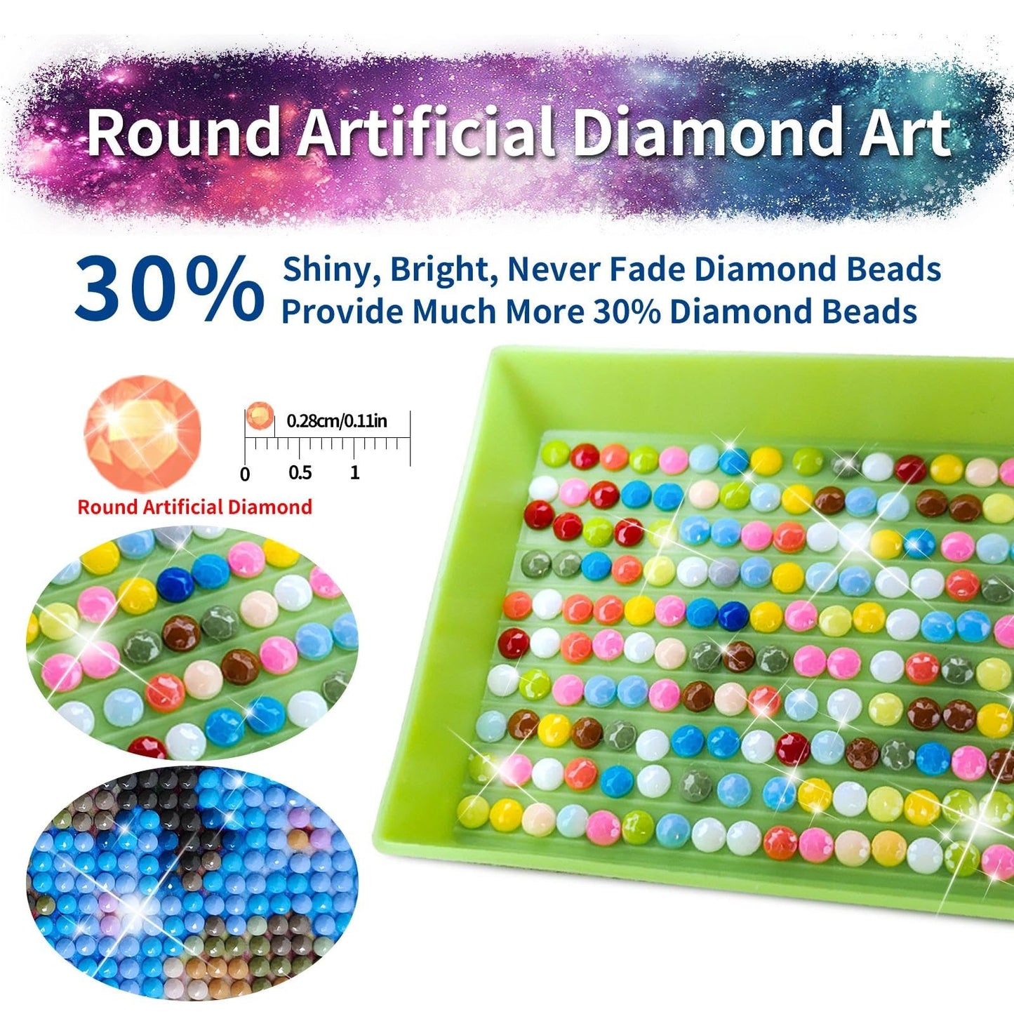 JYLMOOD 2 Packs Cartoon Diamond Painting Kits for Adults 5D Diamond Art Kits for Adults Beginner,DIY Full Drill Diamond Rhinestone with Tools Accessories for Home Wall Decor Christmas 12x16inch