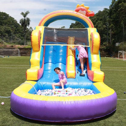 21FT(L) Commercial Grade Inflatable Water Slide for Kids Adults with Giant Pool(UL Blower),100% PVC Adult Water Slide for Backyard Party Outdoor Indoor, Rental,Wet Dry Use 21 * 9 * 13FT