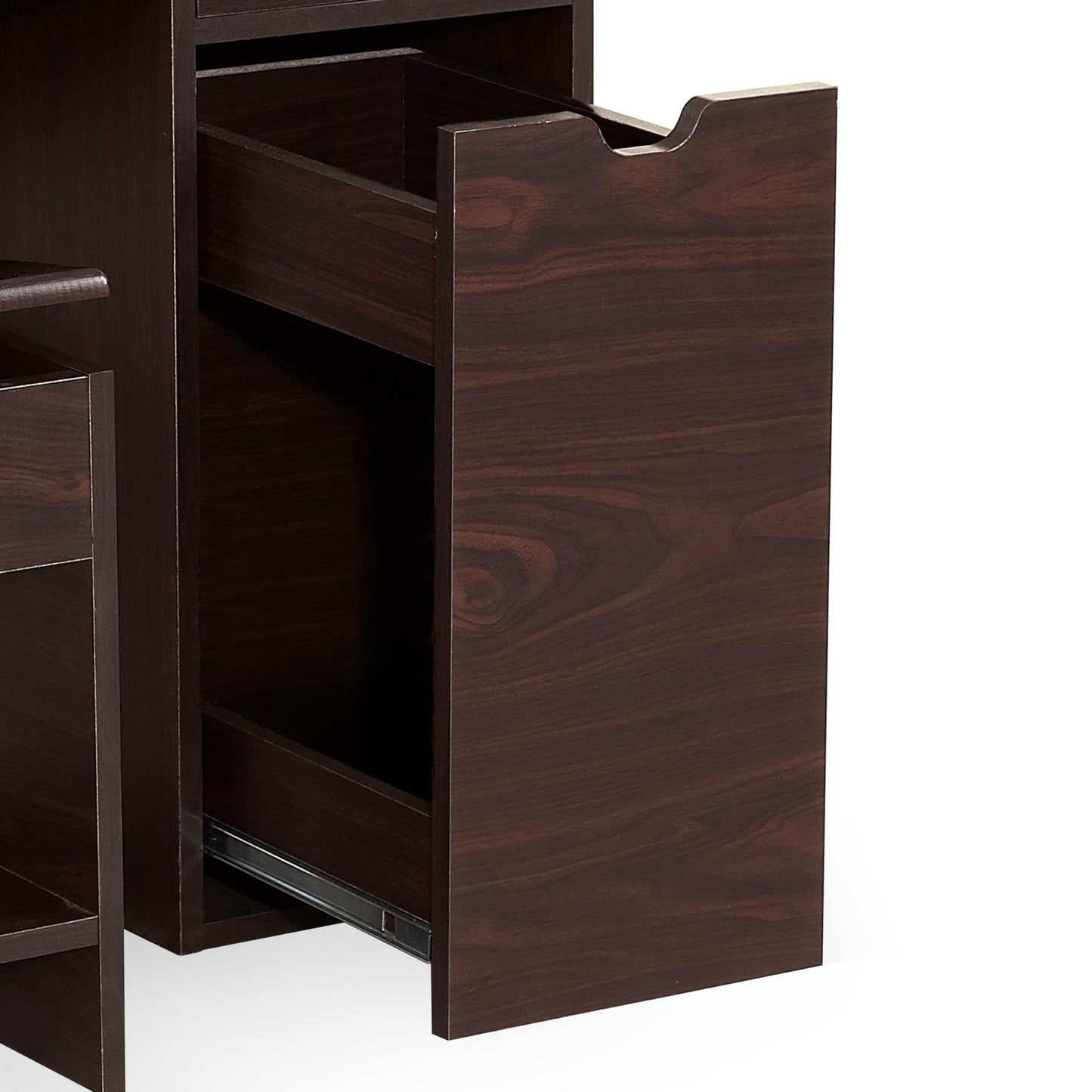24/7 Shop at Home Frega Bedroom Vanity Set, Walnut