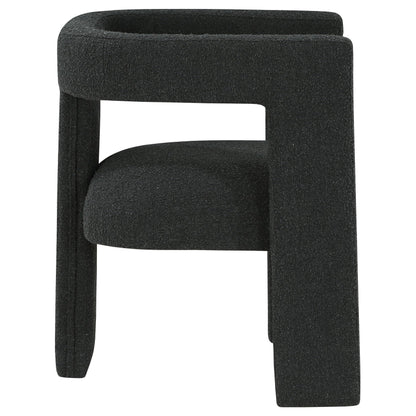 Coaster Home Furnishings Petra Boucle Upholstered Accent Side Chair Black 902882