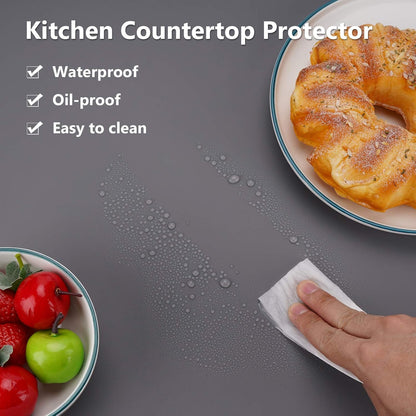 Gartful Extra Large Silicone Mats for Countertop - 28" by 20" Nonstick Nonskid Heat-Resistant Pad, 2PCS
