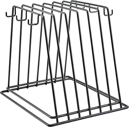 Winco 6-Slot Vinyl Coated Medium Cutting Board Rack