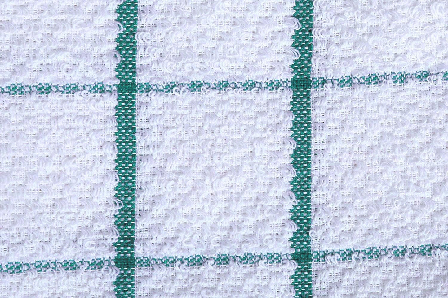 AMOUR INFINI Cotton Kitchen Dish Cloths Set of 8 - Highly Absorbent, Soft Terry Cleaning Cloths (Turquoise)